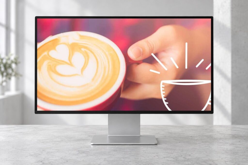 Site YAOZ présenté sur un ordinateur — réalisation web
